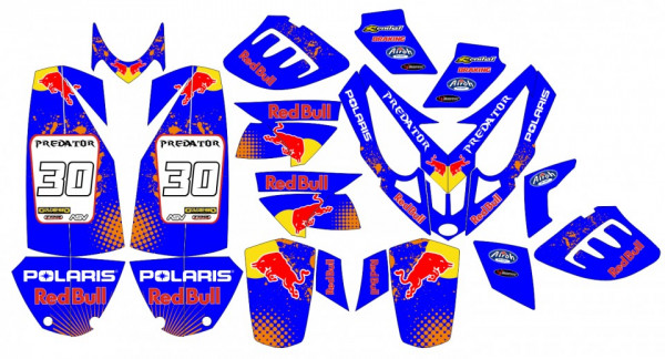 Kit de autocolantes para Polaris Predator 500