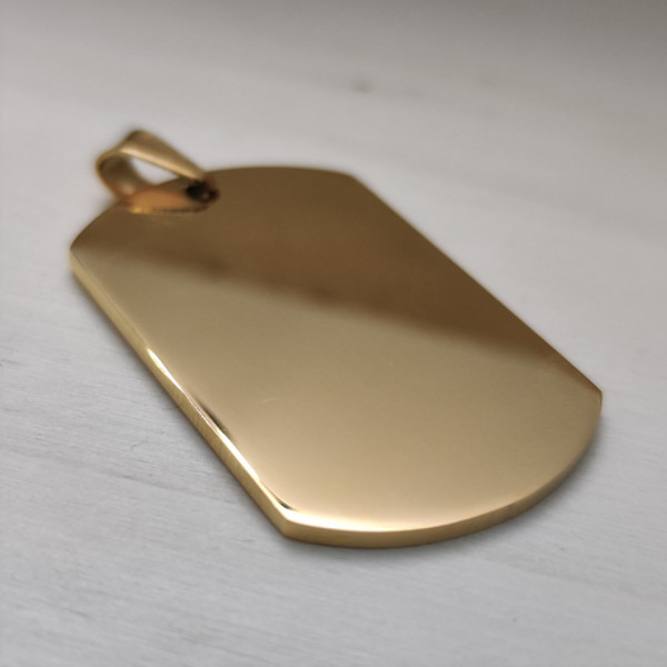 Medalha Dourada - 30x50x2mm
