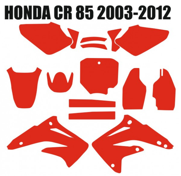 Molde - Honda CR 85 2003 2004 2005 2006 2007 2008 2009 2010 2011 201