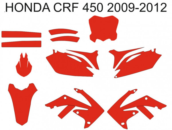 Molde - Honda CRF 450  2009 2010 2011 2012