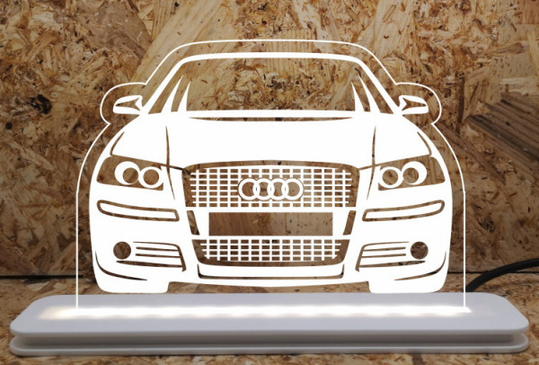 Moldura / Candeeiro com luz de presença - Audi A3 8P