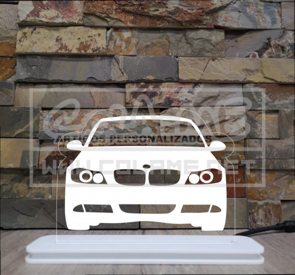Moldura / Candeeiro com luz de presença - BM E90 (frente)