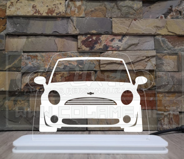 Moldura / Candeeiro com luz de presença - Mini Cooper (frente)