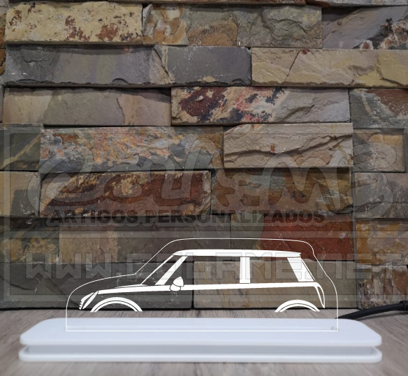 Moldura / Candeeiro com luz de presença - Mini Cooper R50