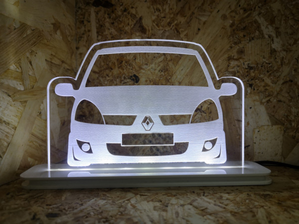 Moldura / Candeeiro com luz de presença - Renault Clio 2, fase 2