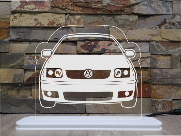 Moldura / Candeeiro com luz de presença - Volkswagen Polo 6N2