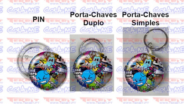 Pin / Porta Chaves - Bomb Sticker