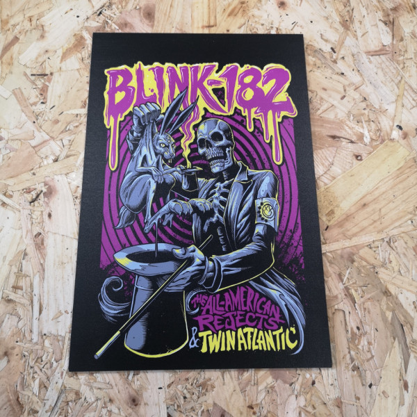Placa Decorativa em PVC - Blink 182