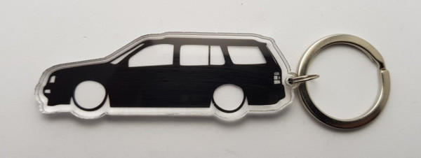 Porta Chaves de Acrílico com silhueta de VW Golf 3 Variant