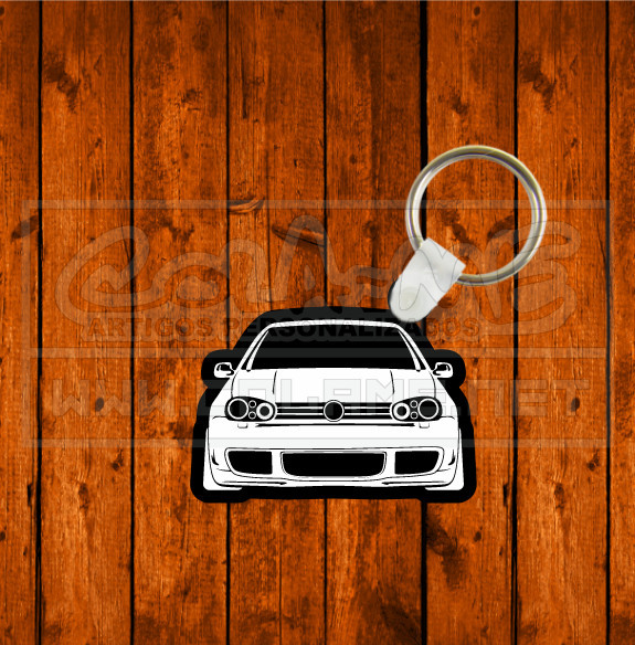 Porta chaves em acrílico preto - VW Golf MK4