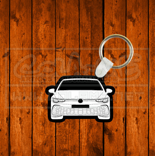 Porta chaves em acrílico preto - VW Golf MK8