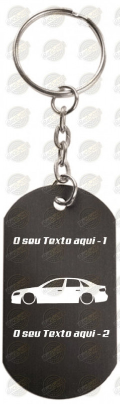 Porta Chaves em alumínio - Aud. A4 B8 Sedan