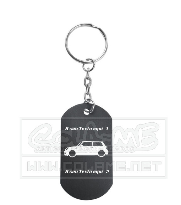 Porta Chaves em alumínio - Mini Cooper 2010