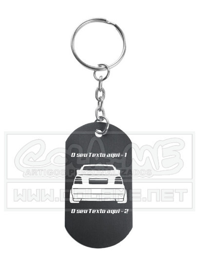 Porta Chaves em alumínio - VW Golf Mk3 Cabrio