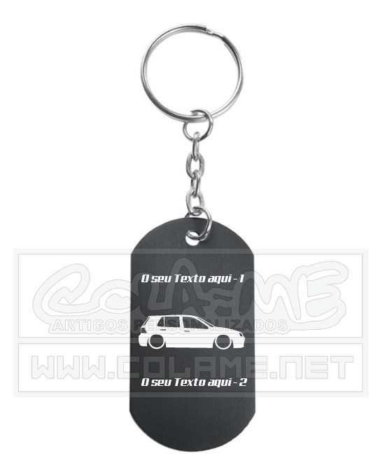 Porta Chaves em alumínio - VW Mk4 - 5 Portas
