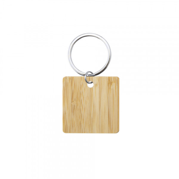 Porta-chaves em Bambu - Quadrado