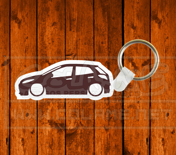 Porta chaves em MDF- Mazda 2