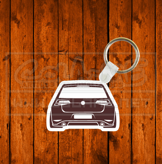 Porta chaves em MDF - VW Golf Mk7 GTI