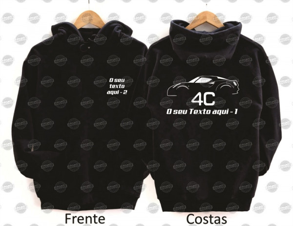 Sweatshirt com Capuz - Alfa R. 4C