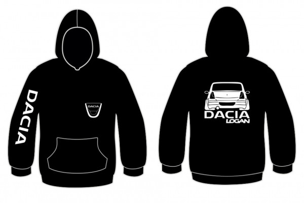 Sweatshirt com capuz para Dacia Logan