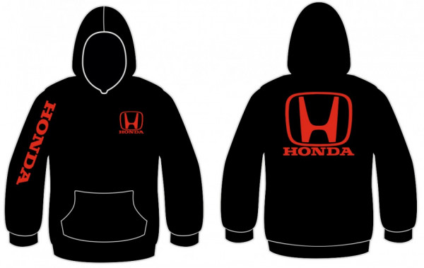 Sweatshirt com capuz para Honda