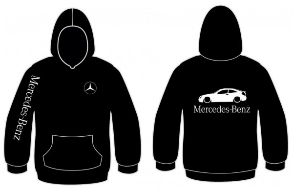Sweatshirt com capuz para Mercedes c220 coupe