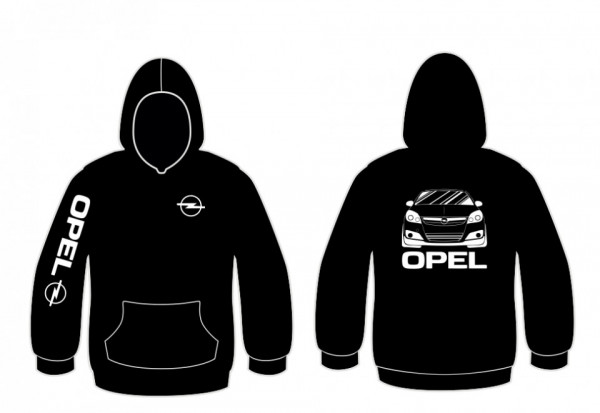 Sweatshirt com capuz para Opel Astra H Frente