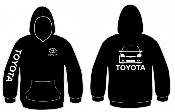 Sweatshirt com capuz para Toyota Yaris