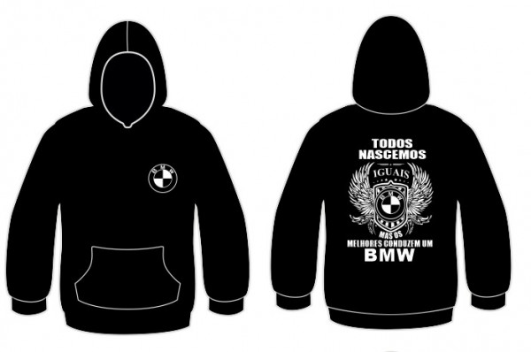 Sweatshirt com capuz Todos Nascemos (BMW)