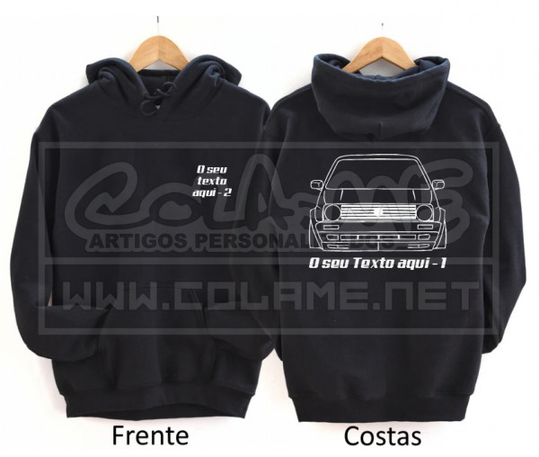 Sweatshirt com Capuz - VW Golf Mk2