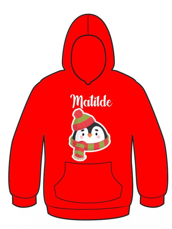Sweatshirt Natal com Nome