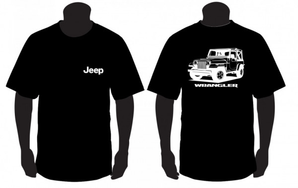 T-shirt para jeep wrangler