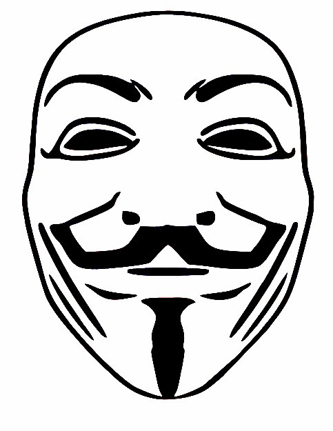 Autocolante - Anonymous