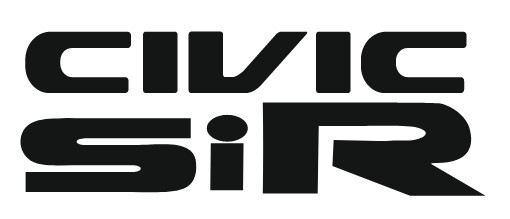 Autocolante - Civic SiR