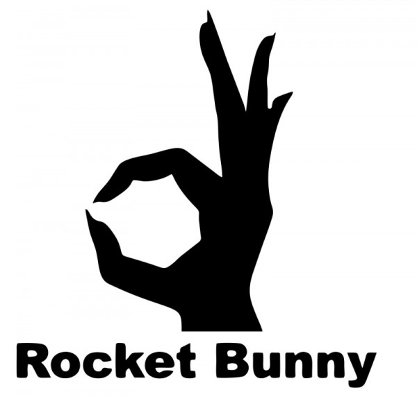 Autocolante com rocket bunny