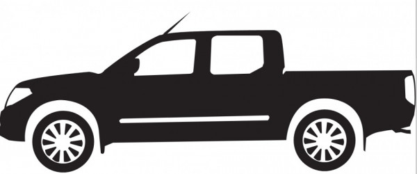Autocolante com Toyota Hillux