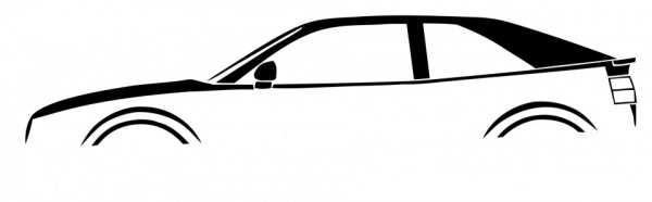 Autocolante com Volkswagen Corrado