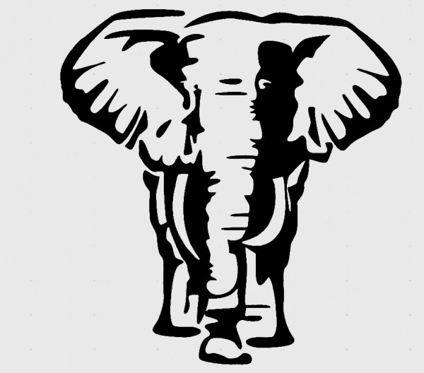 Autocolante - Elefante