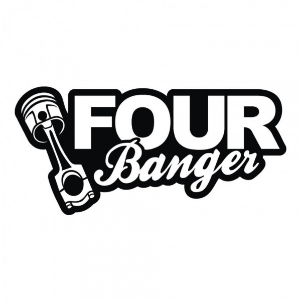 Autocolante - Four banger