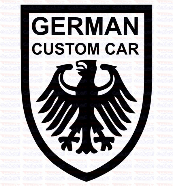Autocolante - German Custom Car