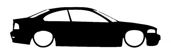 Autocolante para BMW E46 Coupe