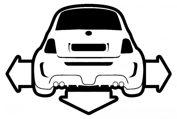 Autocolante para Fiat 500