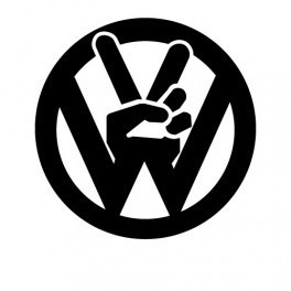 Autocolante para VW Peace