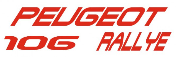 Autocolante - Peugeot 106 Rallye