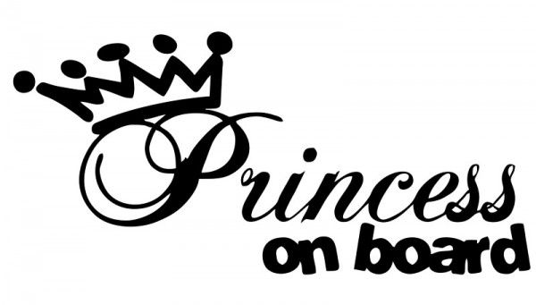 Autocolante - Princess on Board 2