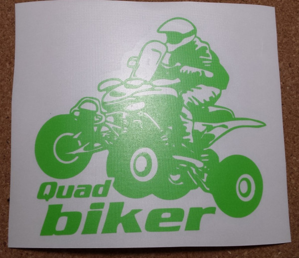 Autocolante - Quard Biker.