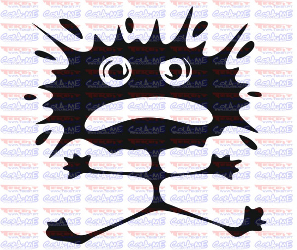 Autocolante - Splat man jdm paintball