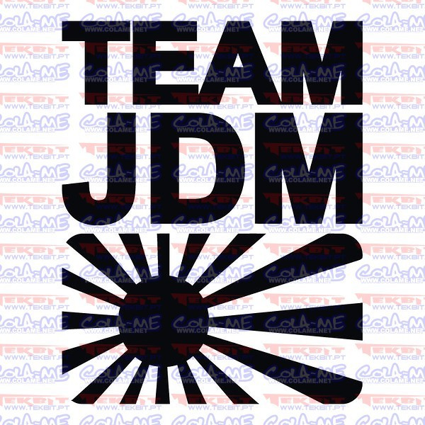 Autocolante - Team JDM
