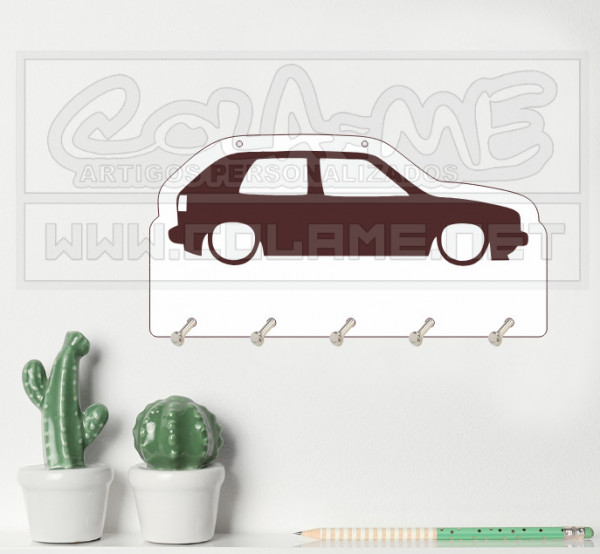 Chaveiro em MDF - VW Mk2