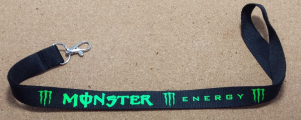 Fita Porta Chaves com "Monster Energy"